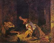 Eugene Delacroix The Prisoner of Chillon painting